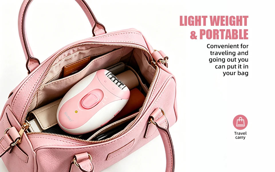 Women Epilator Electric Hair Removal Facial Hair Remover Underarms Rechargeable Body Lady Bikini Legs Arms Armpit