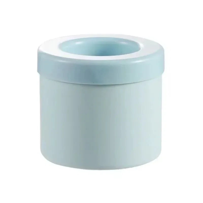 Round Silicone Ice Cube Mold Bucket