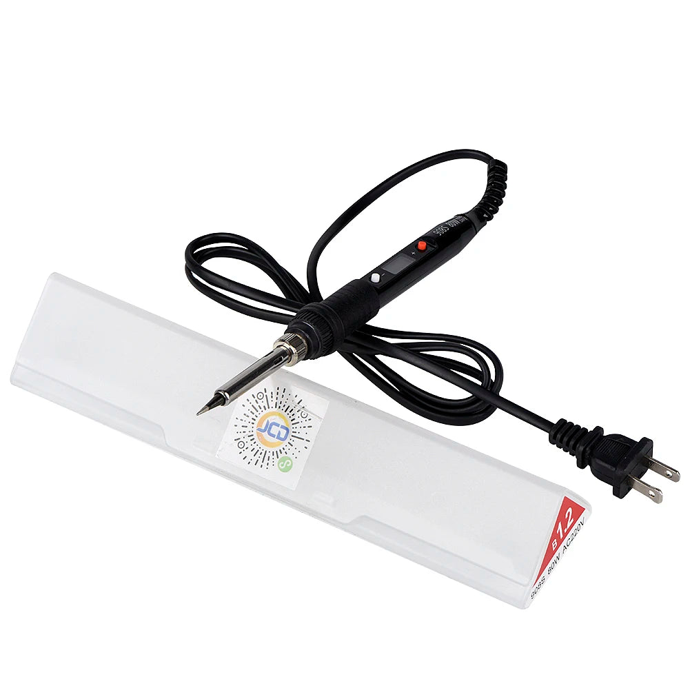 80W Electric Soldering Iron Kit with LCD Temperature Control, Tips and Solder Paste
