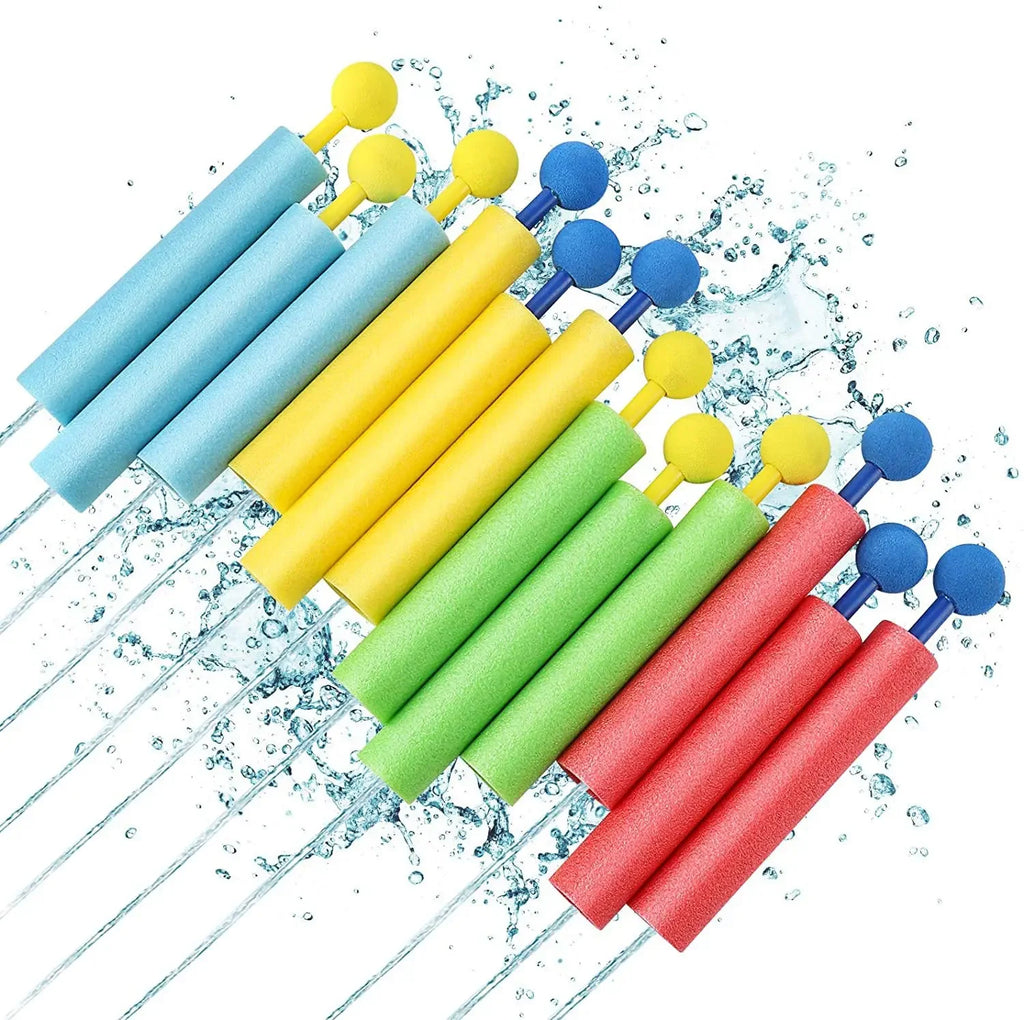 Mini Pull Back Water Gun for Kids - Summer Outdoor Beach Squirt Toy, High Capacity Water Cannon for Pool Party, Fun Splash Play Activity for Boys Girls, Summer Gift