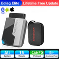 [Lifetime Free] KINGBOLEN Ediag Elite All System Car Diagnostic Tool 15 Reset CANFD Active Test OBD Scanner for iOS Android