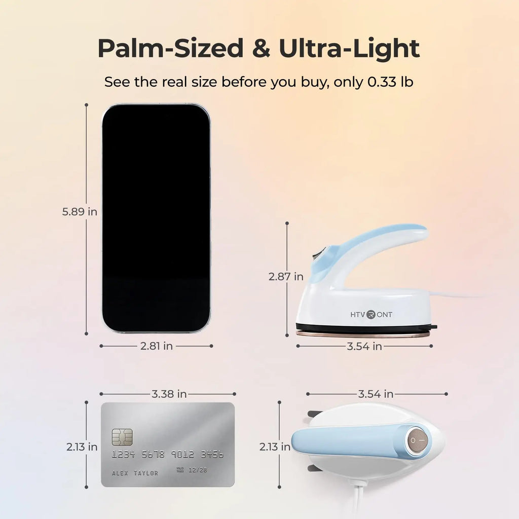 2nd Gen Portable MINI Heat Press Machine DIY Auto Easy Heating Transfer Iron On HTV for Clothes Bags Shoes Hat T-shirts