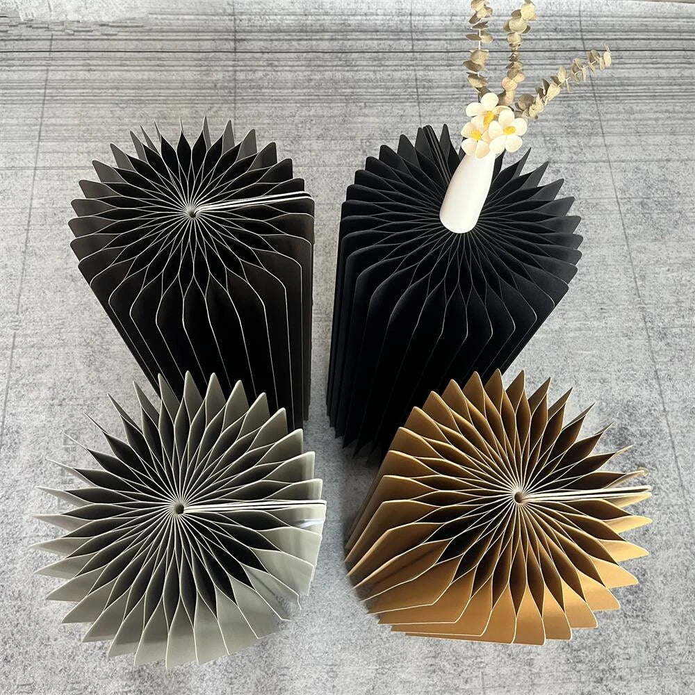 Cylindrical Paper Folding Wedding Flower Road Ornament ShopWindow Origami Decoration Cake Stand Dessert Table DIY Party Supplies