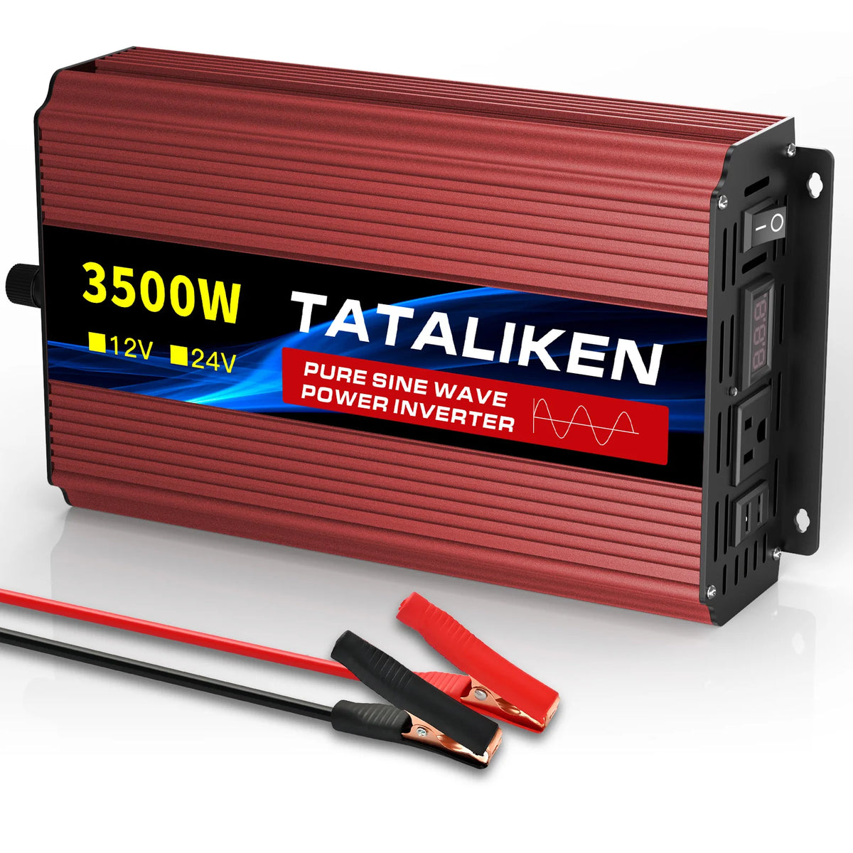 Pure Sine Wave Inverter DC12V To AC110V 60HZ 1000W/1600W/2200W/2500W/3000W/3500W/4000W Power Voltage Converte