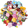 Embroidered Iron-On Patches, 30-Piece Assorted Set