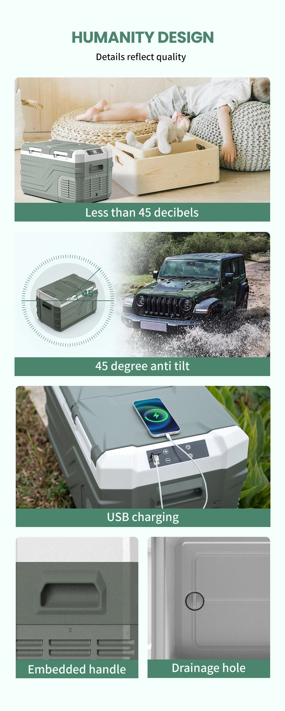 Alpicool NLS 12V Portable Compressor Car Fridge
