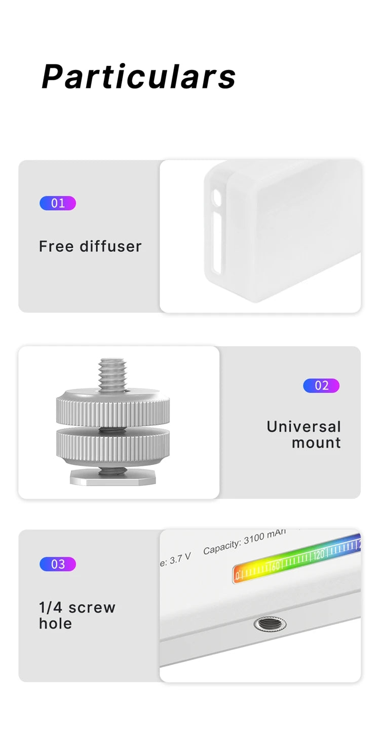 Ulanzi VL120 Full-Color RGB Video Light