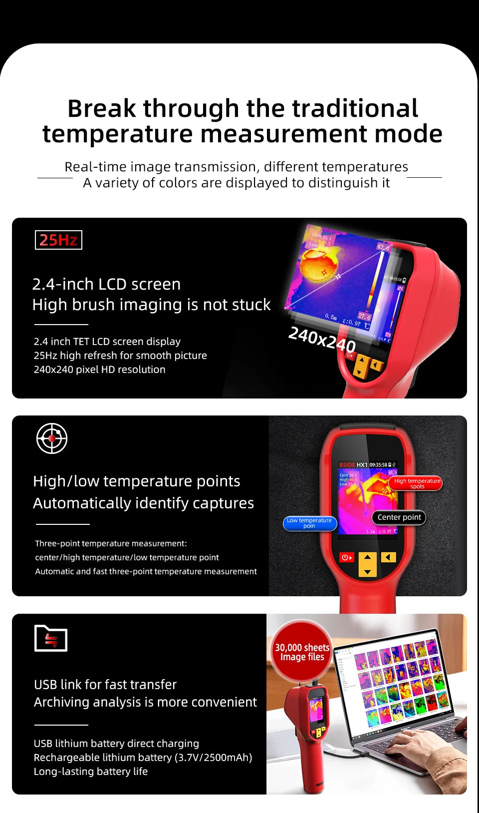 BSIDE Handheld Thermal Imaging Camera 240x240