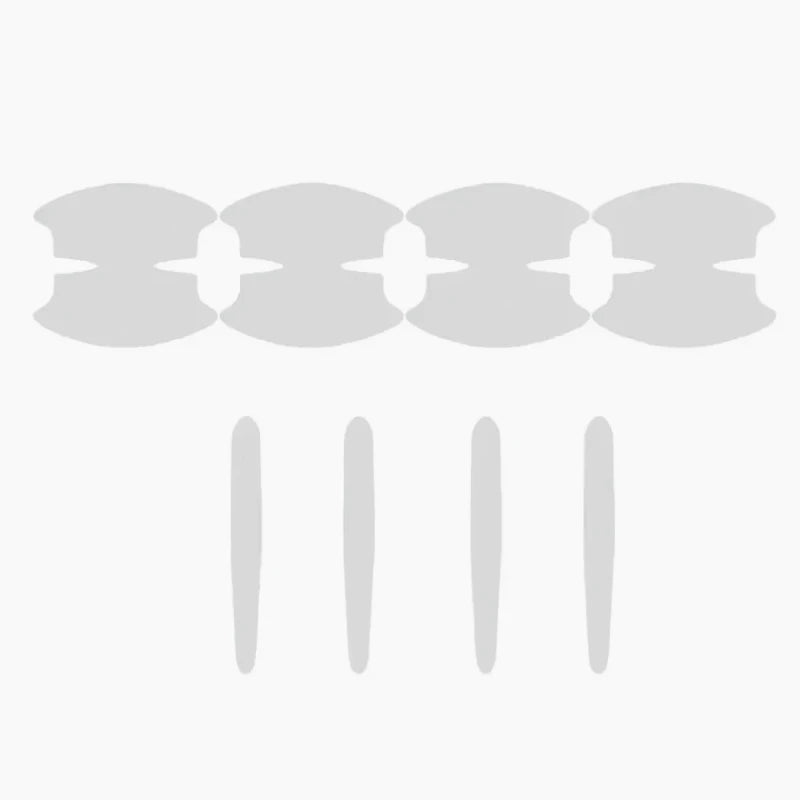 Clear Car Door Handle Protector Stickers, 8 Pack