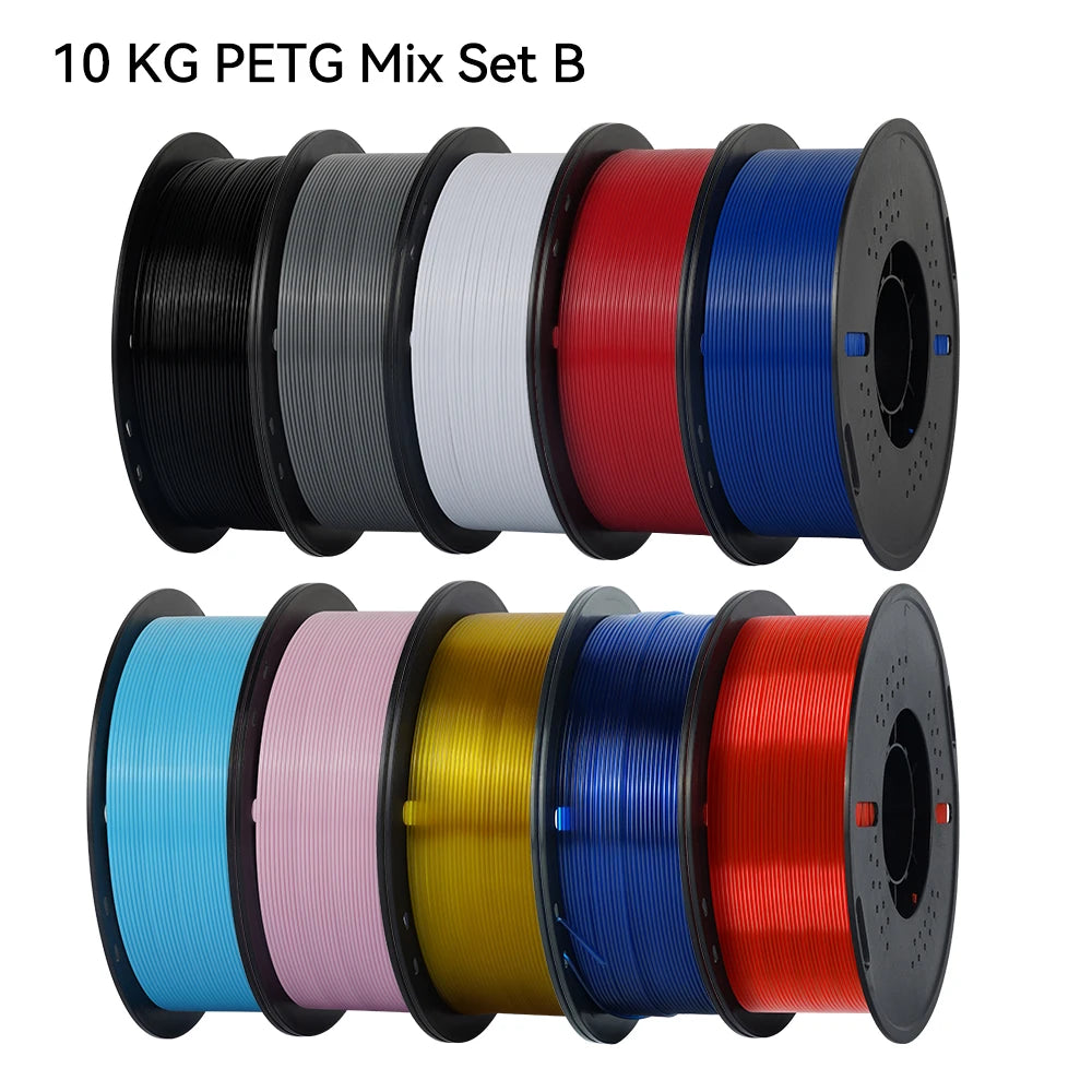 KINGROON PLA & PETG Filament Bundle, 10kg