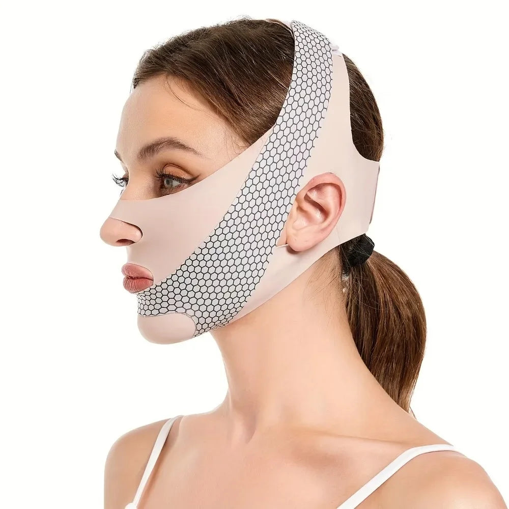 V Line Face Lifting Bandage Elastic Face Shaper for Jawline Double Chin Cheek Contour Support Women Facial Skin Care Tool