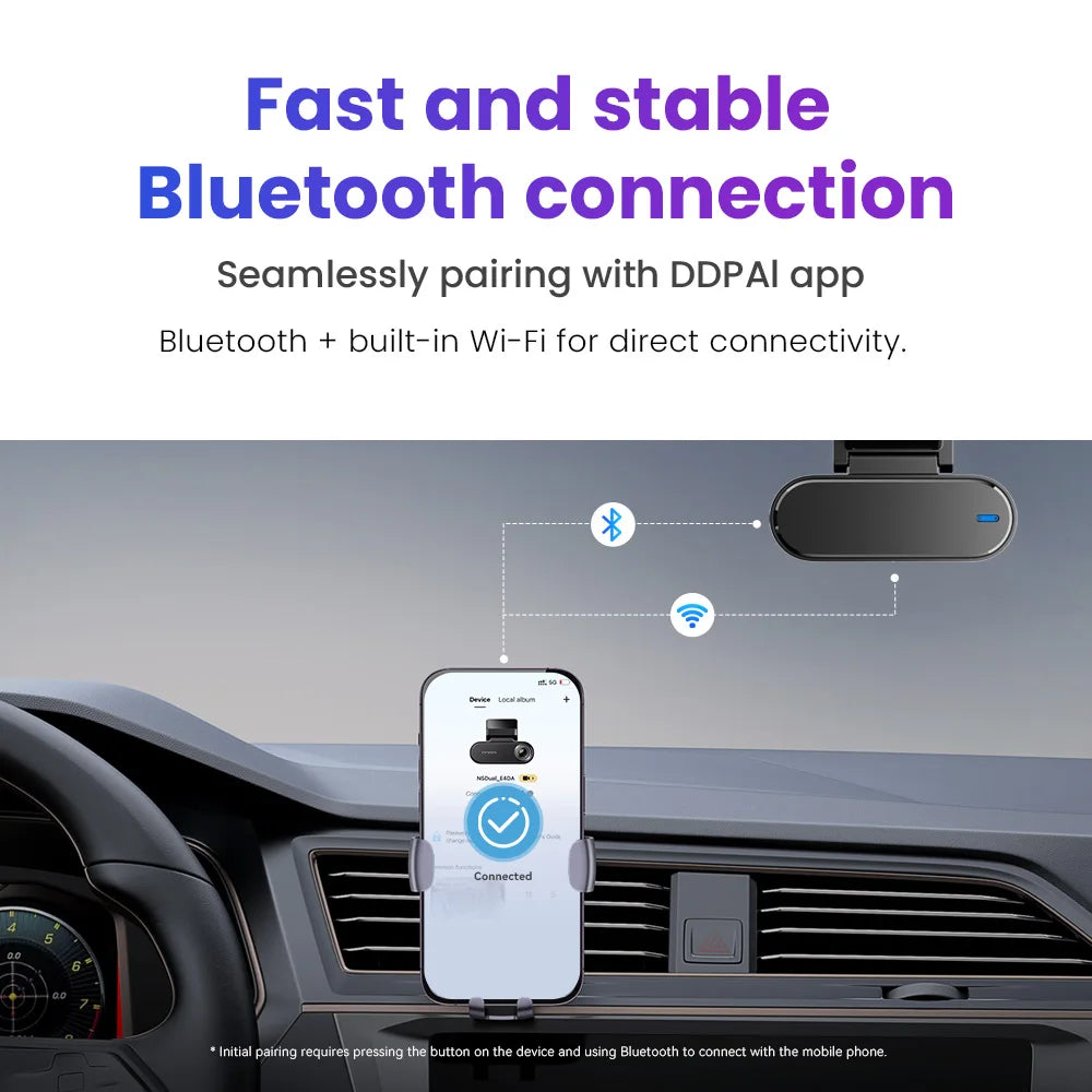 DDPAI N5 Dual 4K Front & Rear Dash Cam
