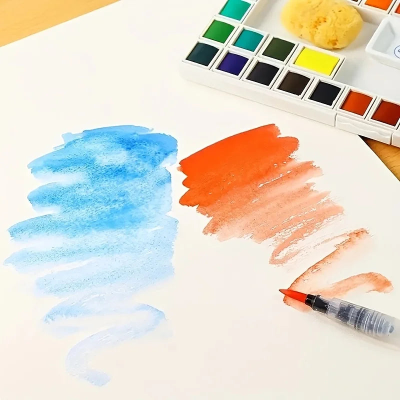Professional Watercolor Paper Book 300gsm, 100% Cotton 20 Sheets for Artists