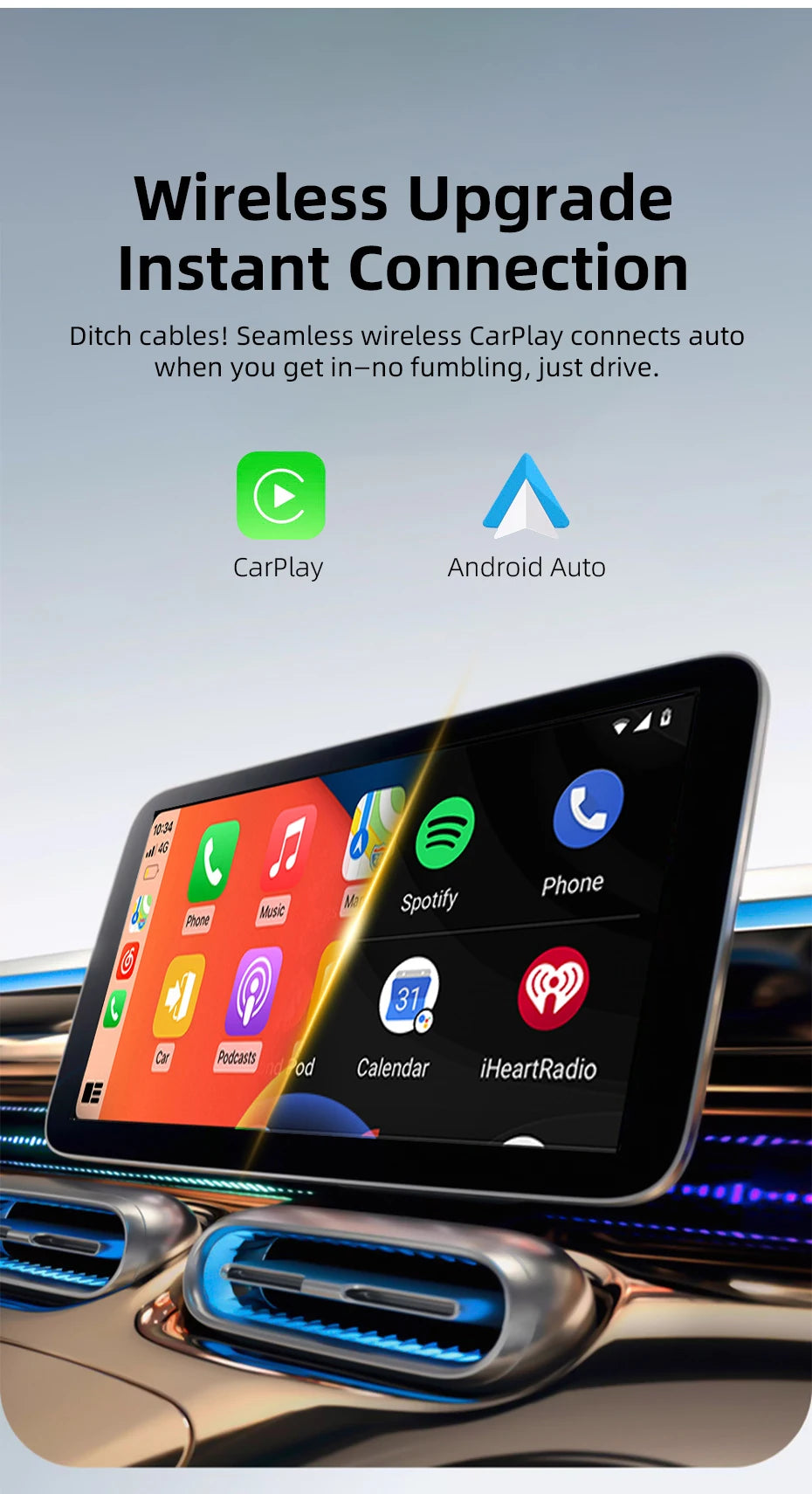 Vyvylabs Wireless CarPlay Adapter for iPhone