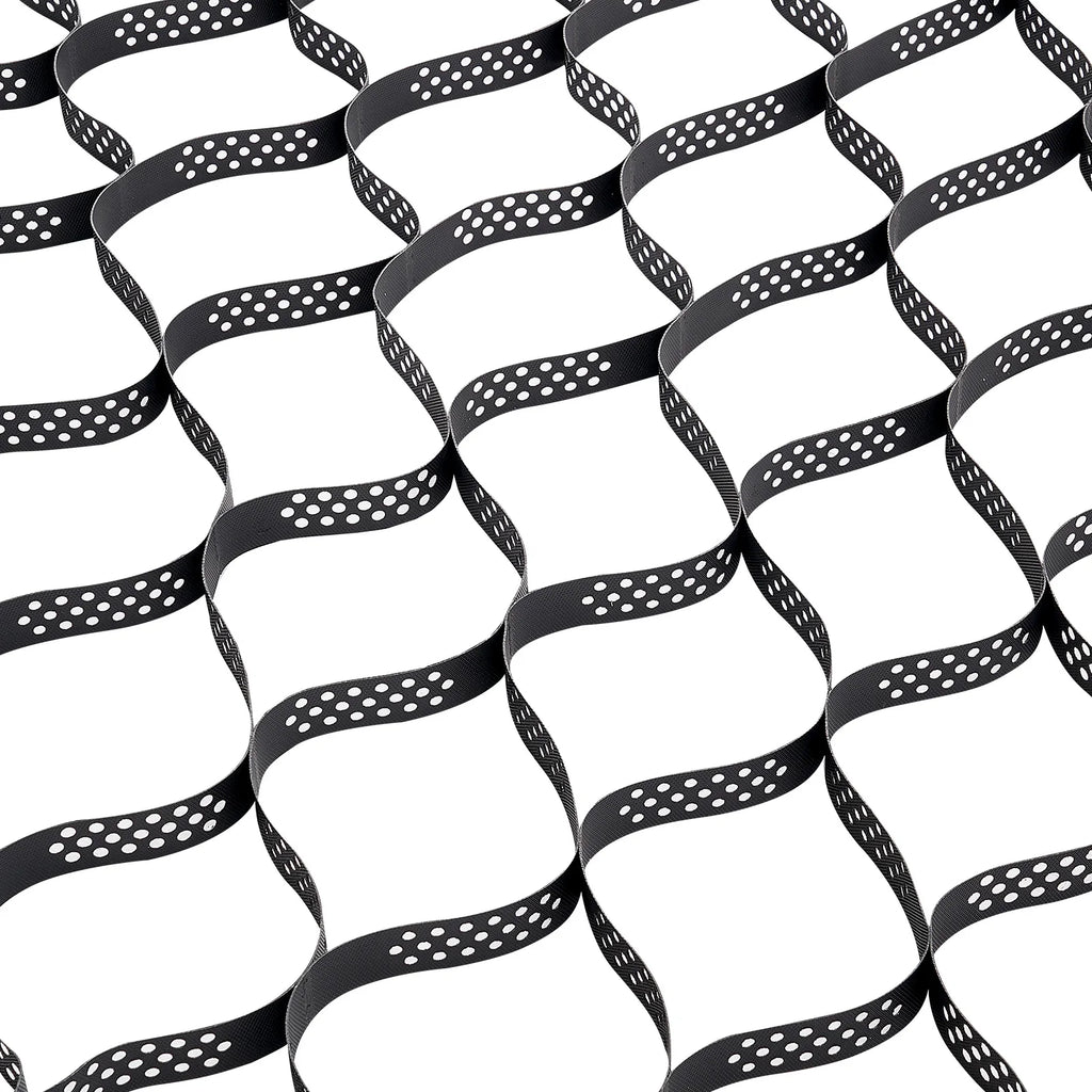 SucceBuy Gravel Grid 2Inch Depth 16.4x6.5FT/5000x1980mm 1880 LBS Per Sq ft Permeable Geo Grids Driveway Stabilization for Patio
