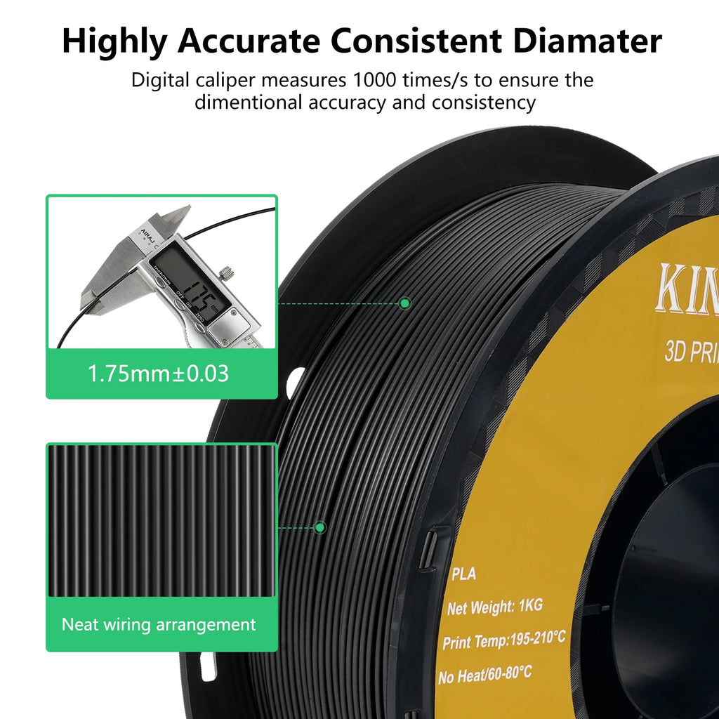 KINGROON PLA & PETG Filament Bundle, 10kg