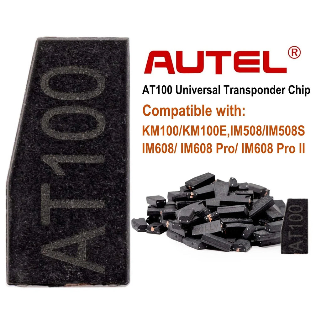 Autel AT100 Universal Super Transponder Chip Works with XP200 XP400 XP400PRO Compatible KM100 IM508S IM608 Key Programming Tools
