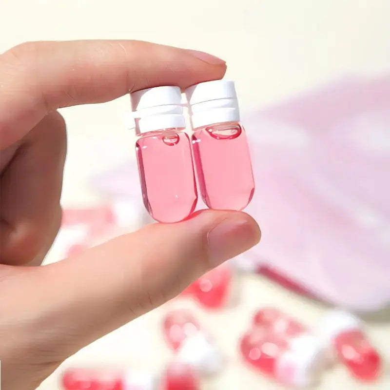 10-Pack Clear Leak-Proof Travel Bottles with Flip-Top, Refillable Lotion and Toner Containers