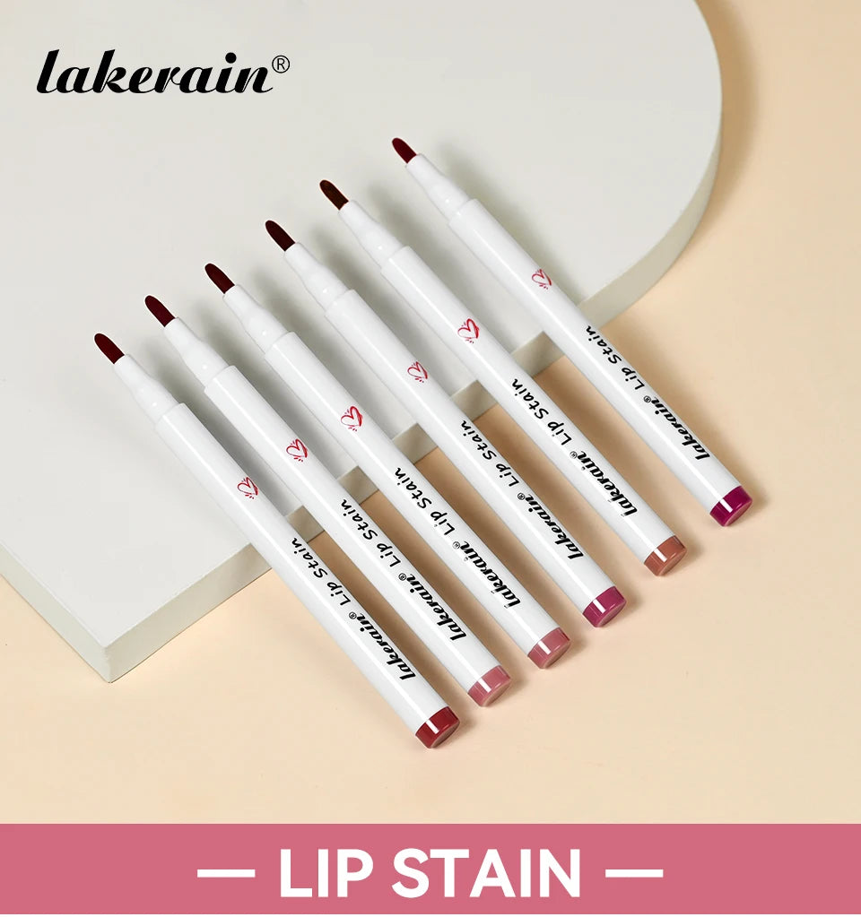 Waterproof Lip Stain Long Lasting Transferproof Lip Color Lightweight Liquid Lip Tint Easy To Apply Natural Daily Beauty Lip Makeup