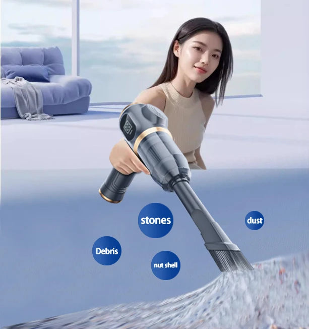 Cordless Handheld Vacuum Cleaner, Strong Suction for Dust, Debris and Pet Hair