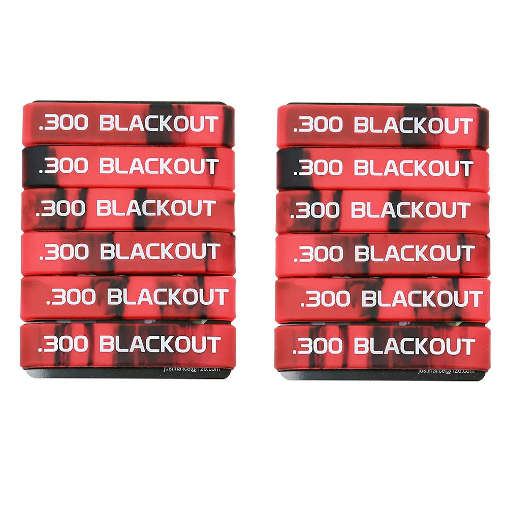 6/12 Pack Magazine Marking Band for 5.56 Nato 300 Blackout Magazine Marking Rubber Band Muti-Colors US Fast Shipping