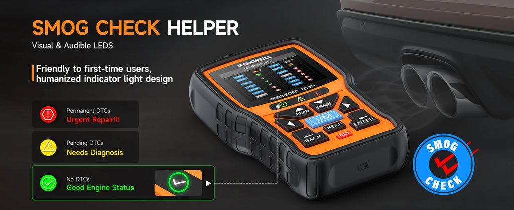 FOXWELL NT301 OBD2 Scanner Check Engine Code Reader Professional ODB2 OBD2 Automotive Scanner Car Diagnostic Tools PK ELM327