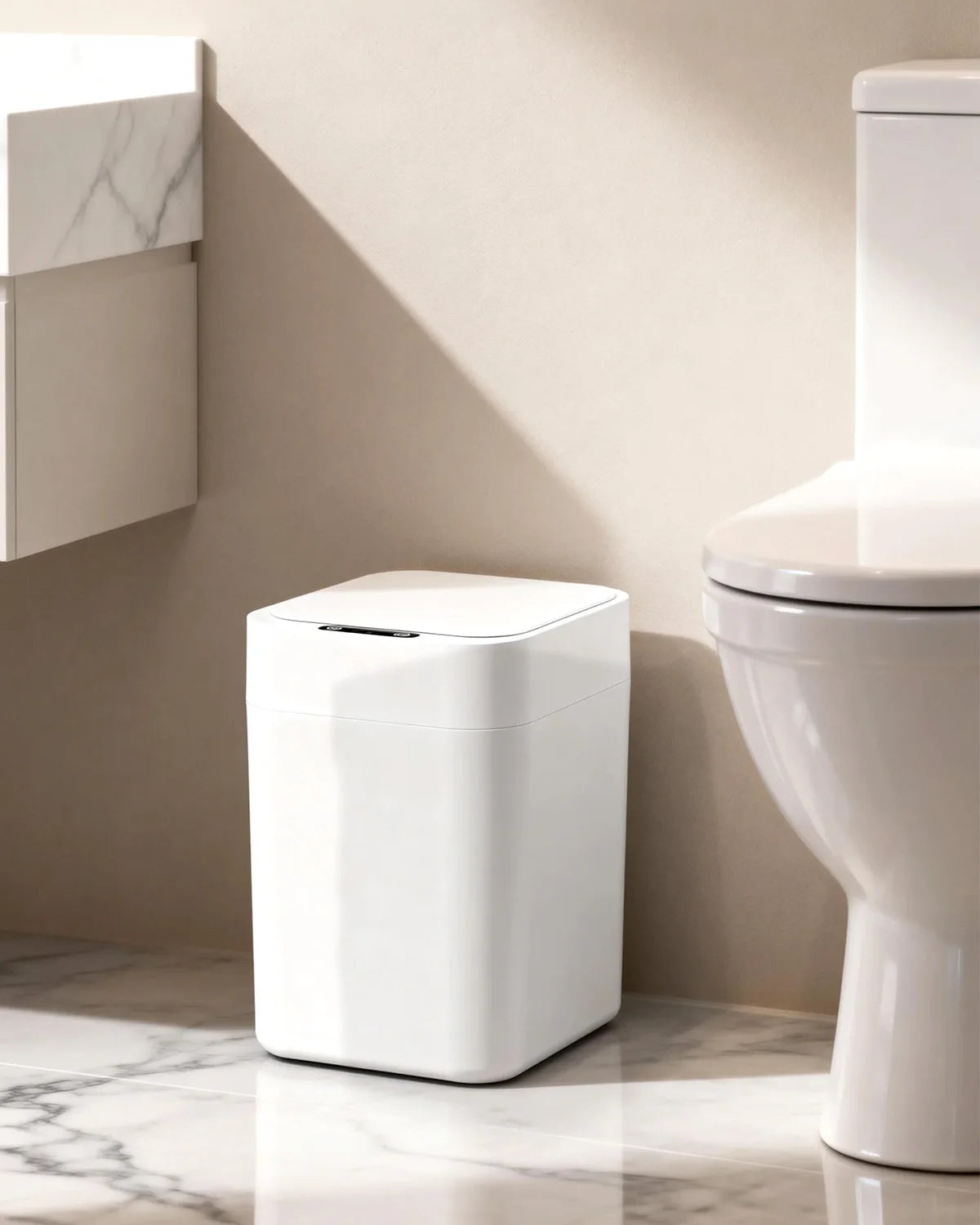 20L/30L Automatic Self Changing Trash Can Self Sealing Self Bagging Motion Sensor Touchless Smart Garbage Can with Lid for Kitchen Bathroom Bedroom