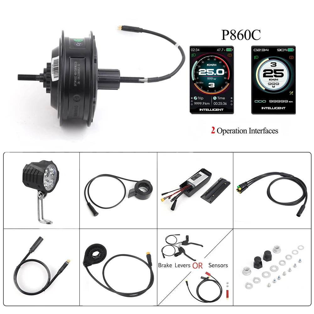 Controller For Bafang Hub Front Rear Motor BF-UART Display 36V 48V 52V 500W/750W Electric Bicycle Conversion Accessories Parts
