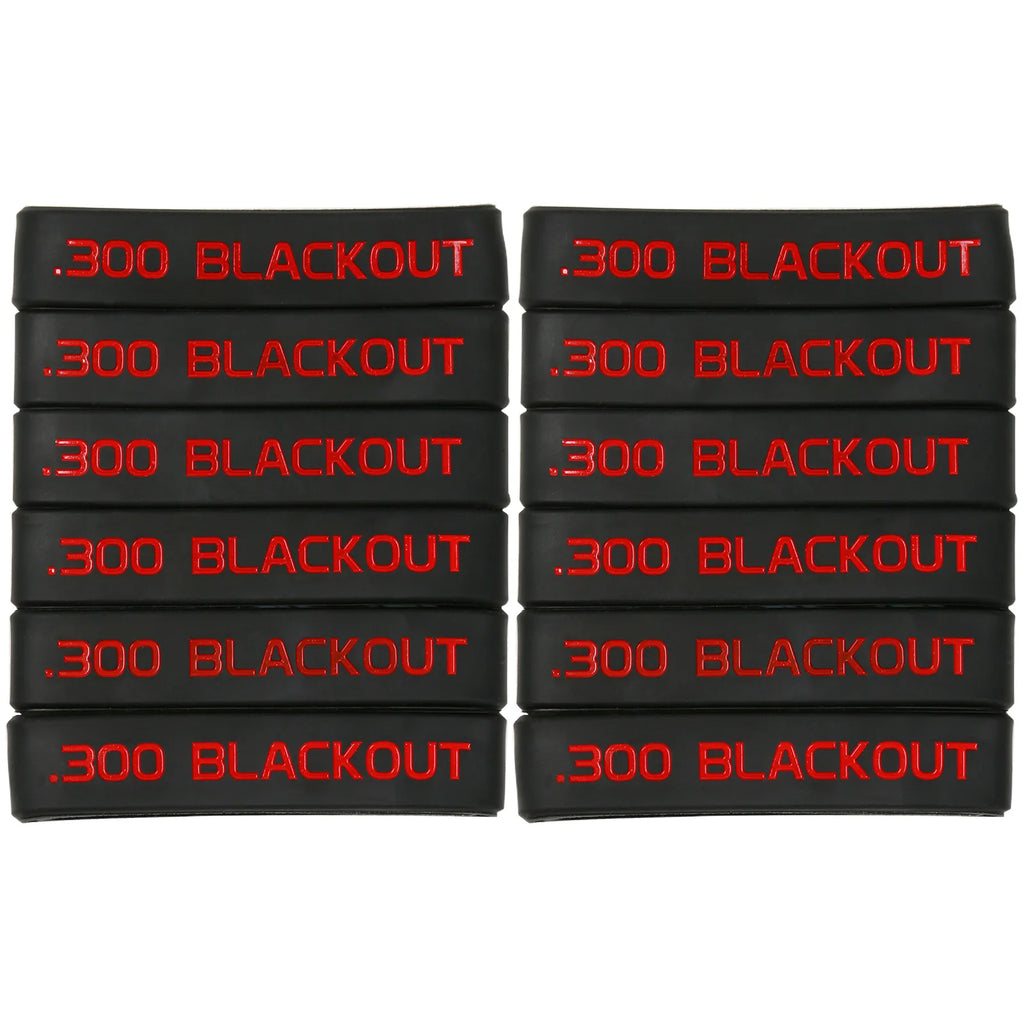 6/12 Pack Magazine Marking Band for 5.56 Nato 300 Blackout Magazine Marking Rubber Band Muti-Colors US Fast Shipping