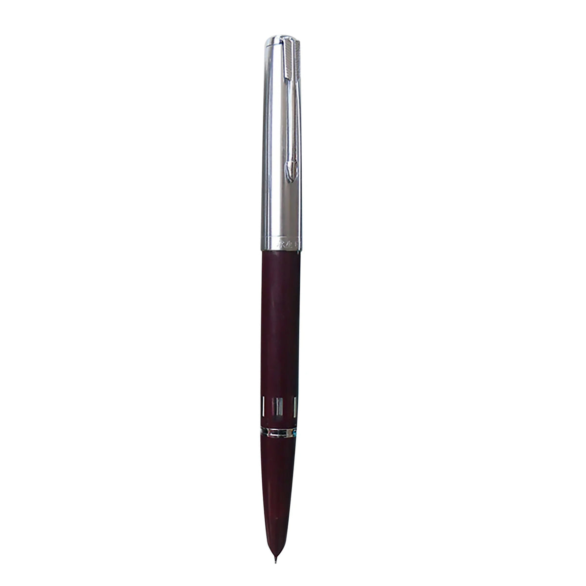1Pc Deep Brown 138mm Wing Sung 601 Steel Cap Vacumatic Fountain Pen F Nib 0.5mm Ink Pen