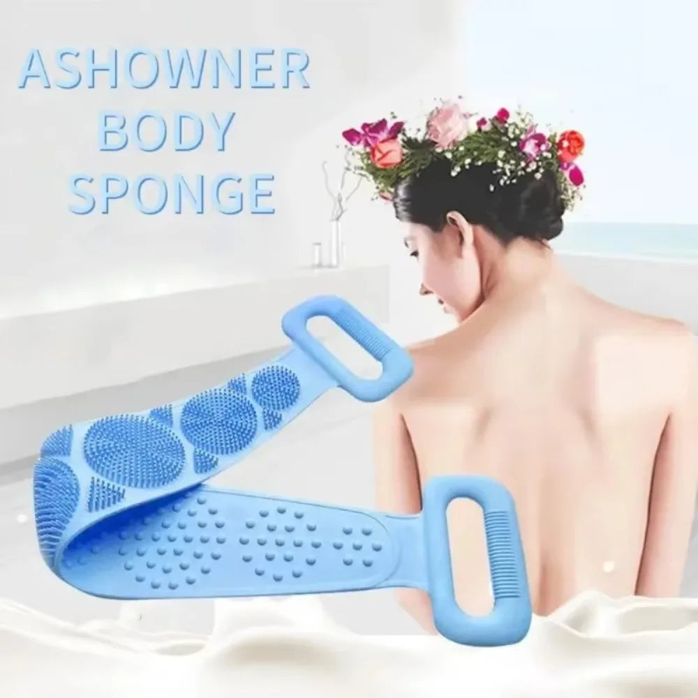 Silicone Back Scrubber Shower Brush