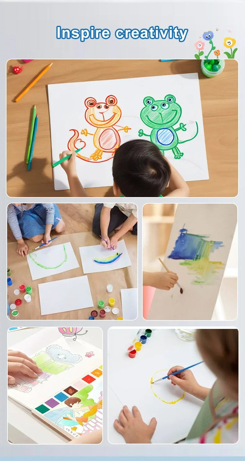 Double-ended watercolor marker set - for painting and handicrafts, durable plastic pen body, Christmas gift