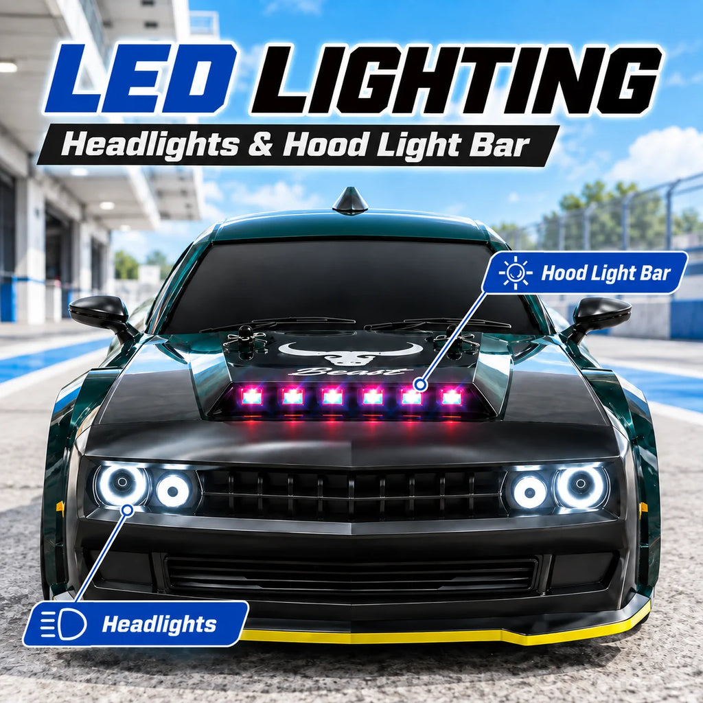 ZNLYRION 70KM/H RC Toy SG216PRO 4WD RC Drift Car 1:16 Scale  2.4G Remote Control Brushless Racing Car With LED Lights for Adults