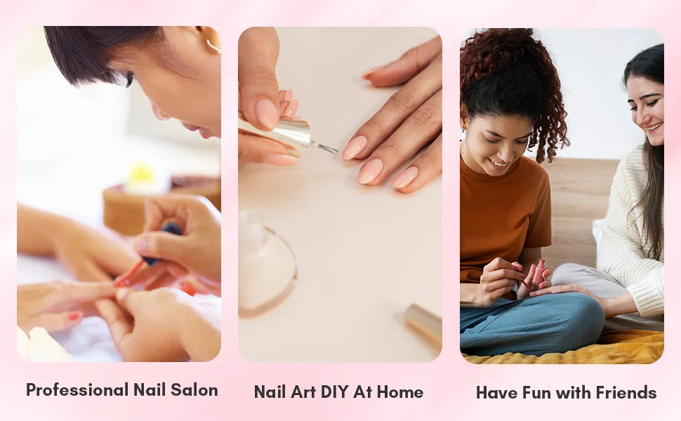 Makartt 5-in-1 Builder Gels Nail Gel Extension Nail Strengthen & Nail Repair Base Coat Nail Polish Soak Off UV/LED Lamp Needed