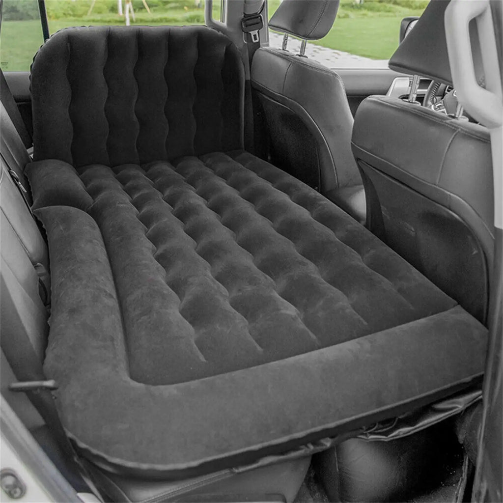 Inflatable SUV and Truck Back Seat Air Mattress with Pump and Pillow, Camping Car Bed