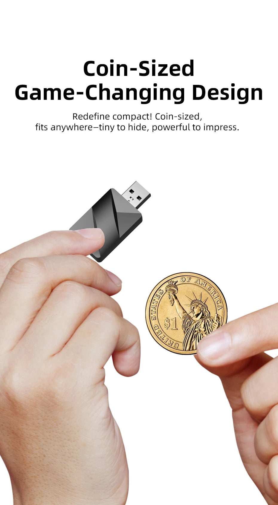 Vyvylabs Wireless CarPlay Adapter for iPhone