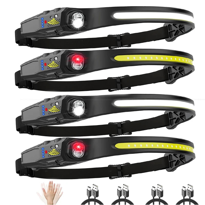 Motion Sensor Rechargeable LED Headlamp
