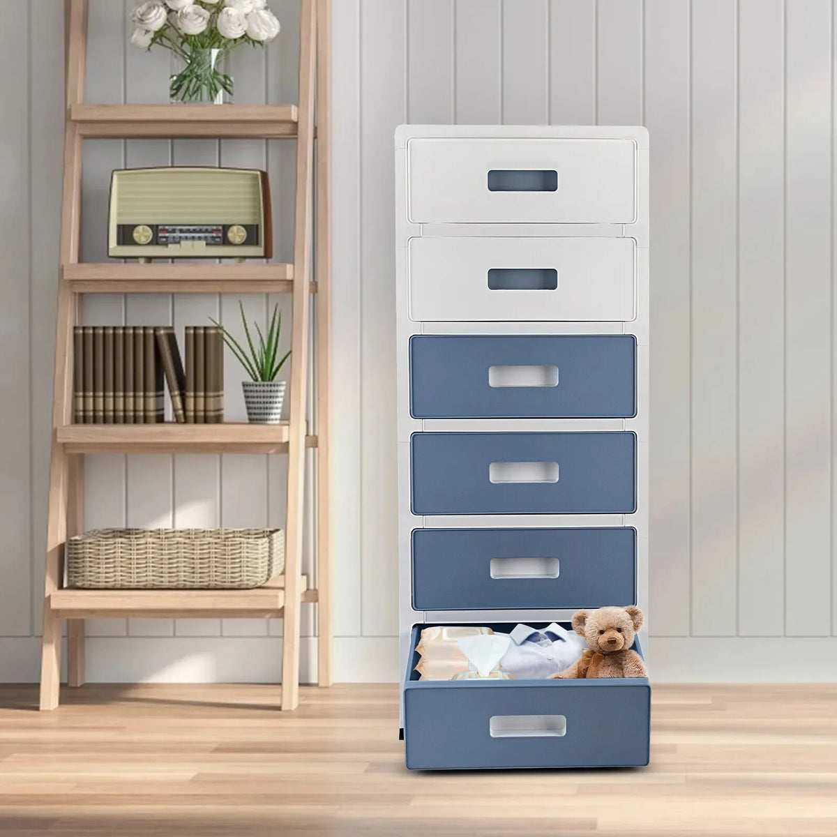 33'' High 6-Drawer Organizer/Household Storage Cabinet Drawer Type Underwear Box
