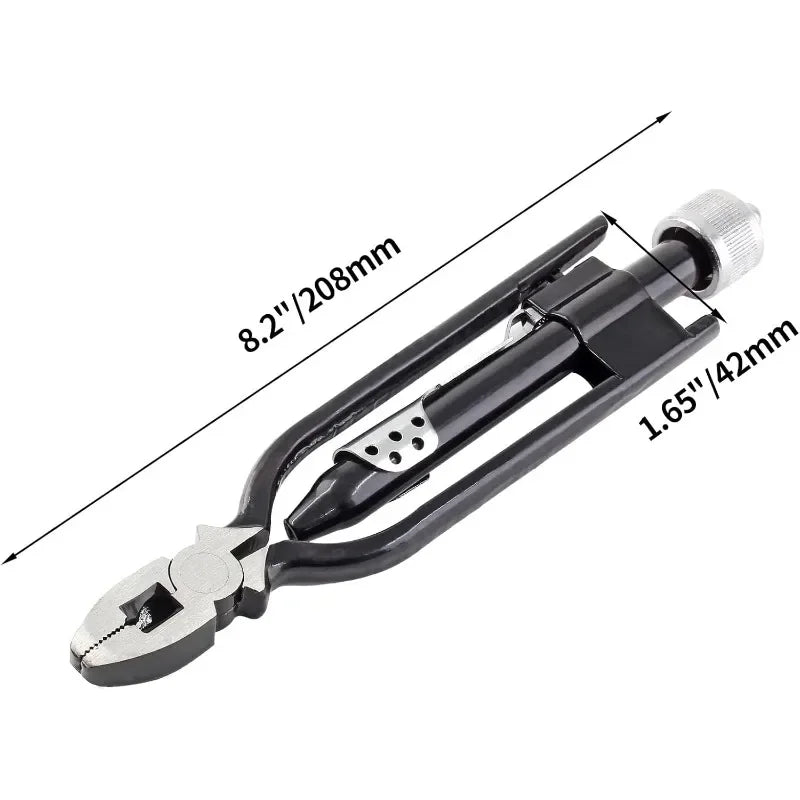 6/9 Inch Safety Wire Pliers with 50ft Safety Wire Heavy Duty Wire Twisting Tool for Aircraft Hinery Vehicles, Preventing Hardware Loosening, Safety Wire Twisting, Heavy Duty Pliers, Durable Build Quality, Reliable Performance
