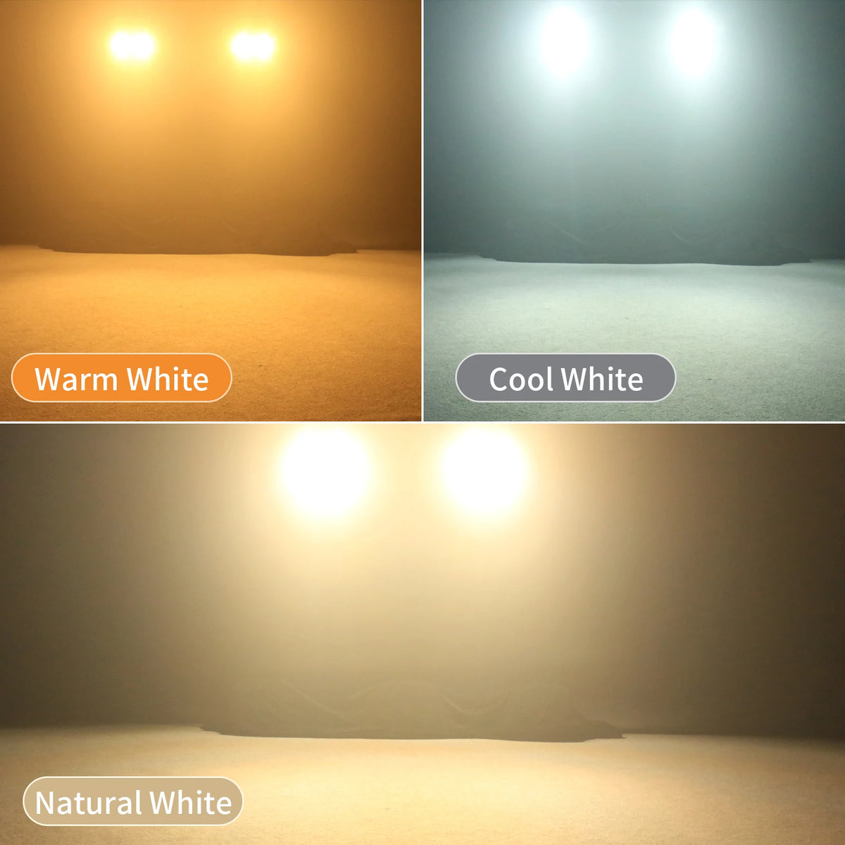 Fieryzeal 4x100W 2IN1 COB Par Light 4 Eyes Audience Light DMX512 LED Stage Light Wash Effect Blinder Light for DJ Disco Party