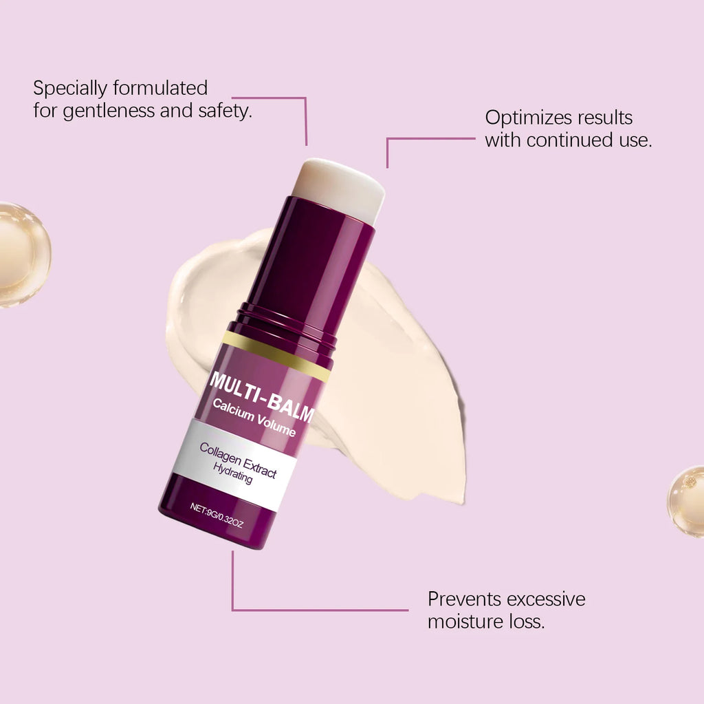 Multi Balm Collagen Stick, Hydrating Firming Moisturizer for Eyes, Neck and Face