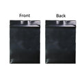 100pcs Multi Sizes Reclosable Poly Ziplock Package Pouches Black Heat Sealing Zip Lock Plastic Storage Bags