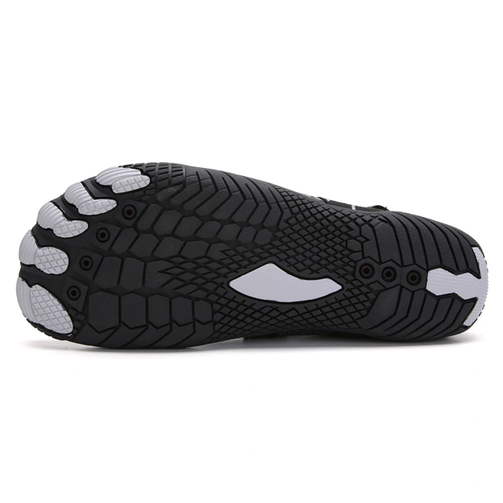 Men's Quick-Dry Non-Slip Water Shoes, Lightweight Barefoot Aqua Sneakers for Swimming and Wading