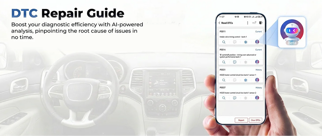 TOPDON TopScan Lite Scanner Smart Diagnostic Tool DTC Repair Guide Bluetooth OBD2 Code Reader Code Reader Full System