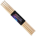 Ohtomber Drum Sticks 2 Pair 5A Maple Drumsticks for Live Performance and Practice Natural Wood Finish Balanced Weight and Respo