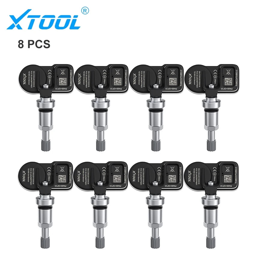 Newest XTOOL TS100PRO Sensor 2 IN 1 315MHz 433MHz 4 PCS Metal TPMS TS100 Sensor Automotive Tire Repair Tools Programming TS100
