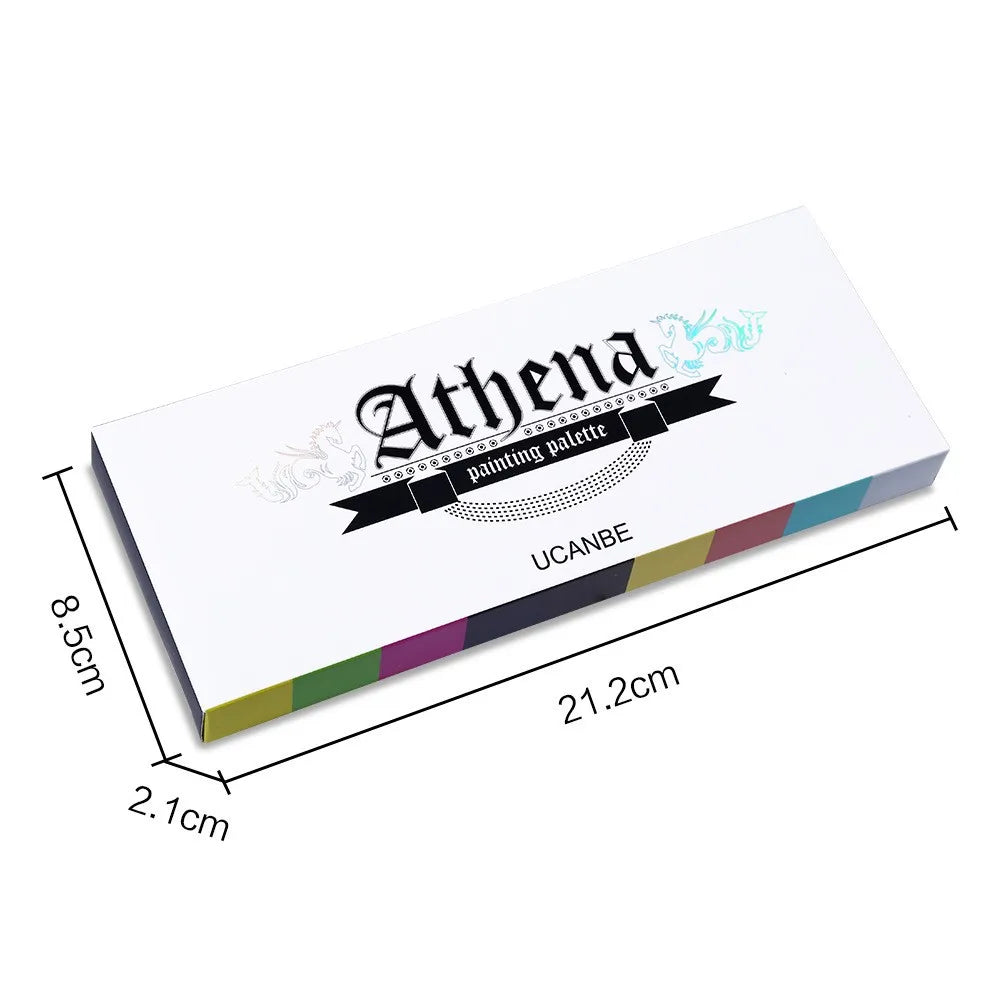 UCANBE Athena Face Body Paint Palette 20 Colors Large Black White Professional Flash Tattoo Halloween Makeup Painting Kit 168g
