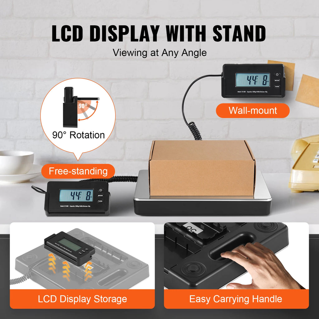 SucceBuy 440 lb Digital Shipping Scale