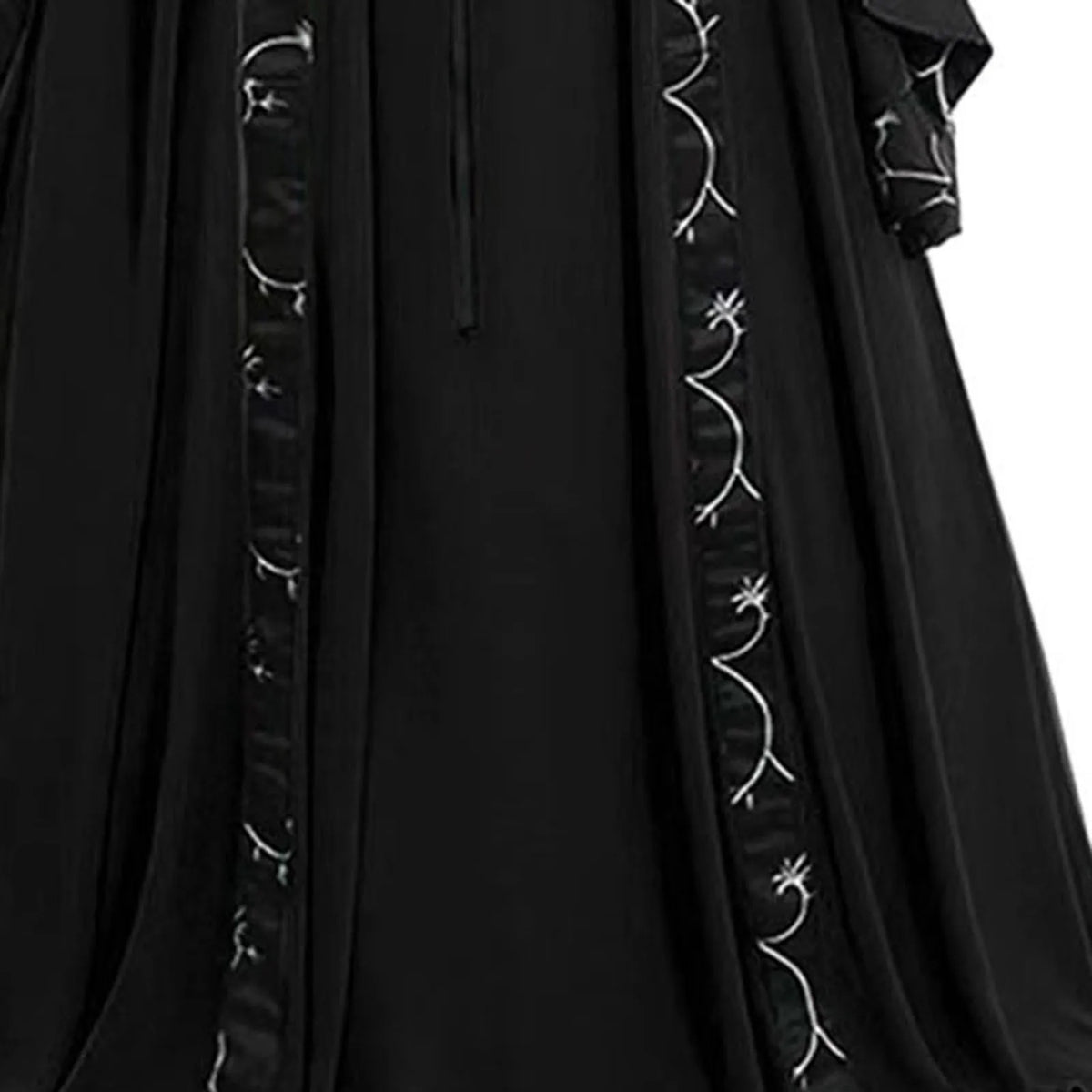 Vintage Medieval Dress Gothic Cosplay Women'S Dress Halloween Costume Victorian Court Bandage Flare Sleeve Floor Length Dress