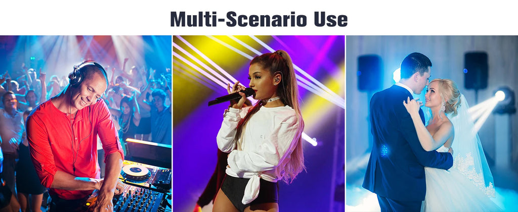 60W Gobo Moving Head Light DMX Remote Control Stage Lighting Effect Projector for DJ Disco Party Bar Club Wedding Birthday